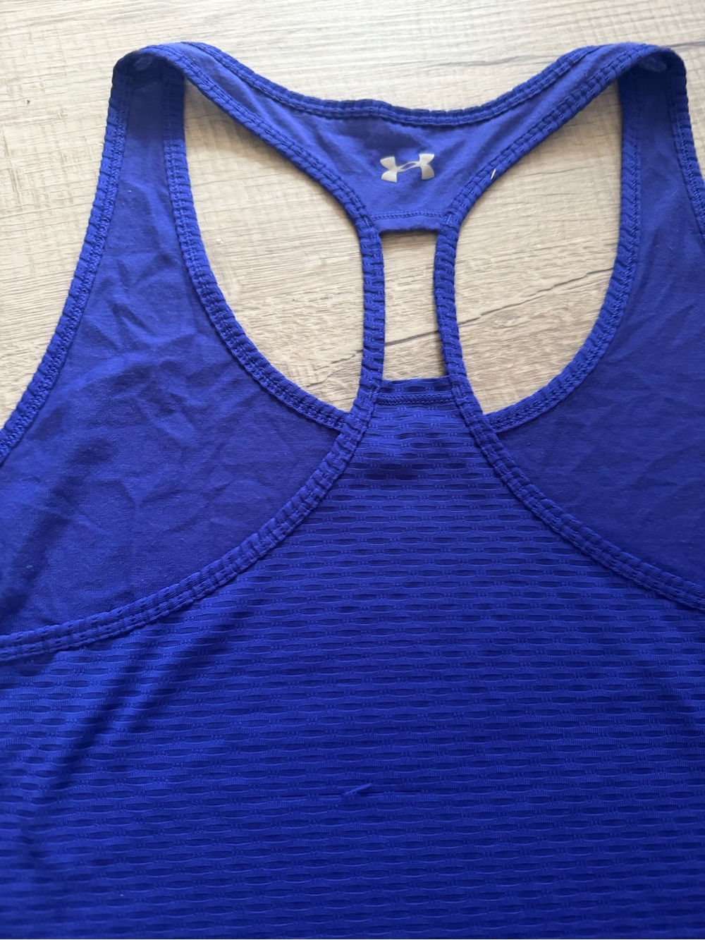 Under Armour Women's Royal Blue Racerback Tank Top - Picture 4 of 4